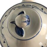 France, Fretel earthenware soup tureen with apple, 19th century