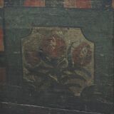 Antique Folk Art Painted bridal chest 1790