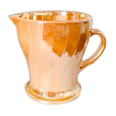 Pichet en porcelaine vintage irisée