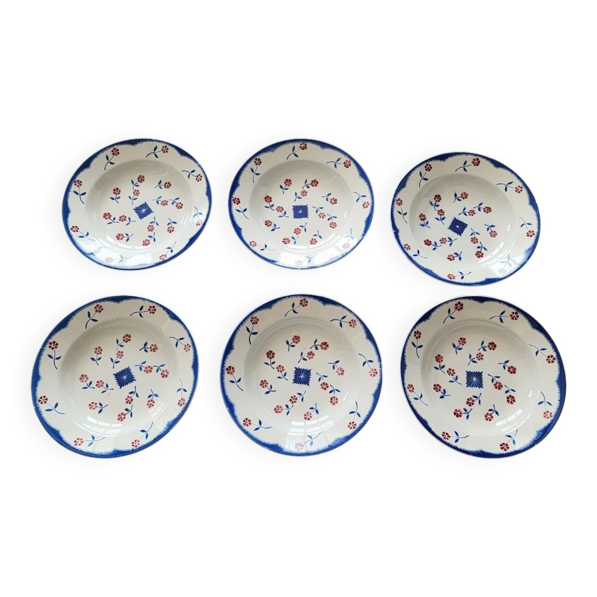 Vintage deep plates Lucienne VF Paris