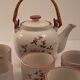 Théière coréen vintage avec 6 tasses