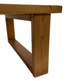 Vintage coffee table pinewood minimalist 1960s