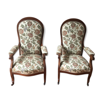 Lot de 2 fauteuils voltaire