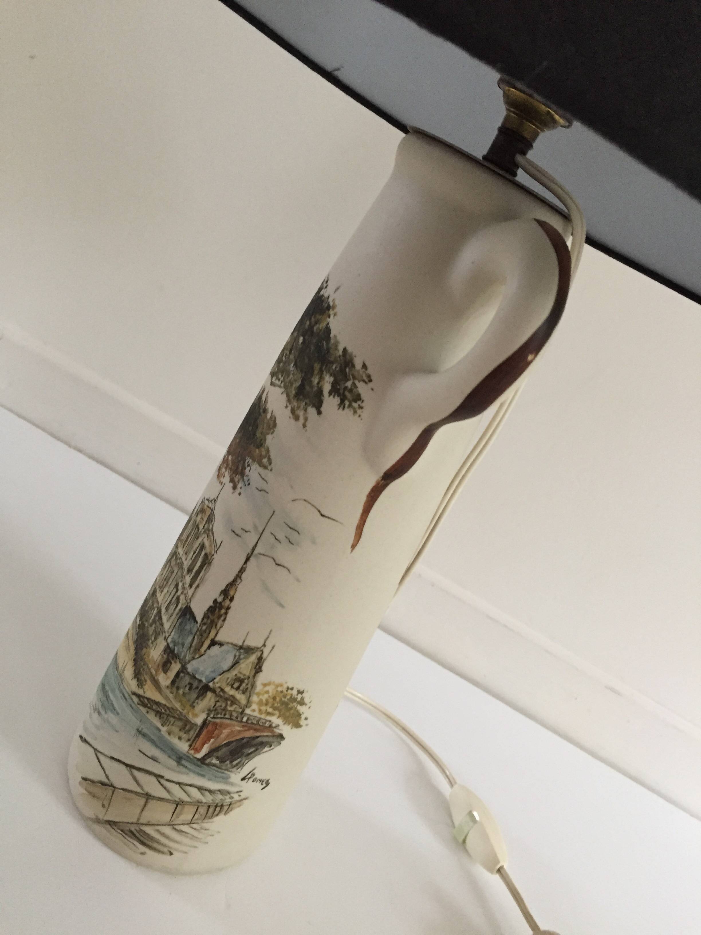 Handmade ceramic lamp by cazalas