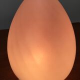 Pink Murano glass egg lamp, 70s