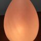Lampe œuf verre de Murano rose, années 70