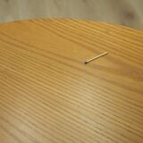 Oak desk, Italian design, 1970s, production: Italy