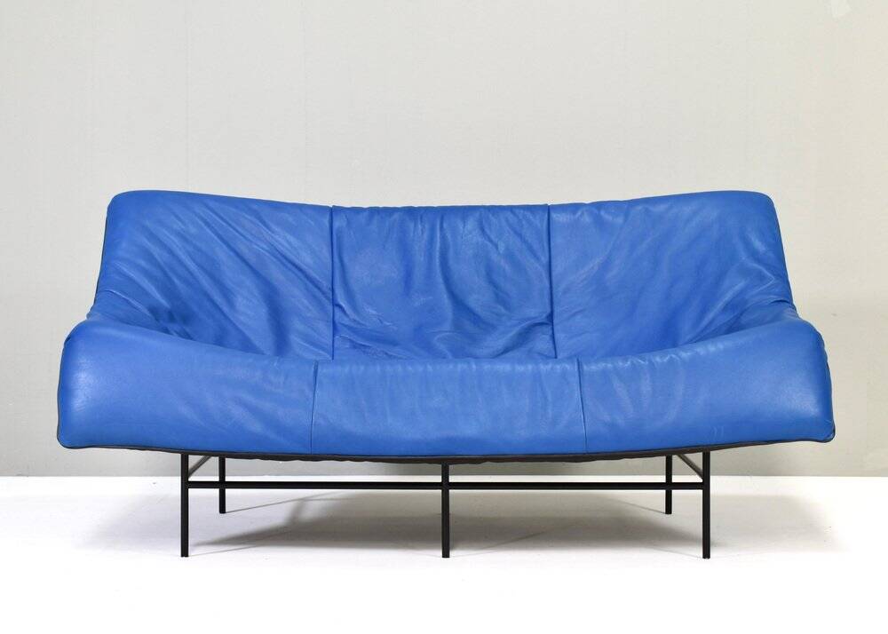 Butterfly sofa in leather by Gerard Van Den Berg for Montis, Netherlands, 1980s