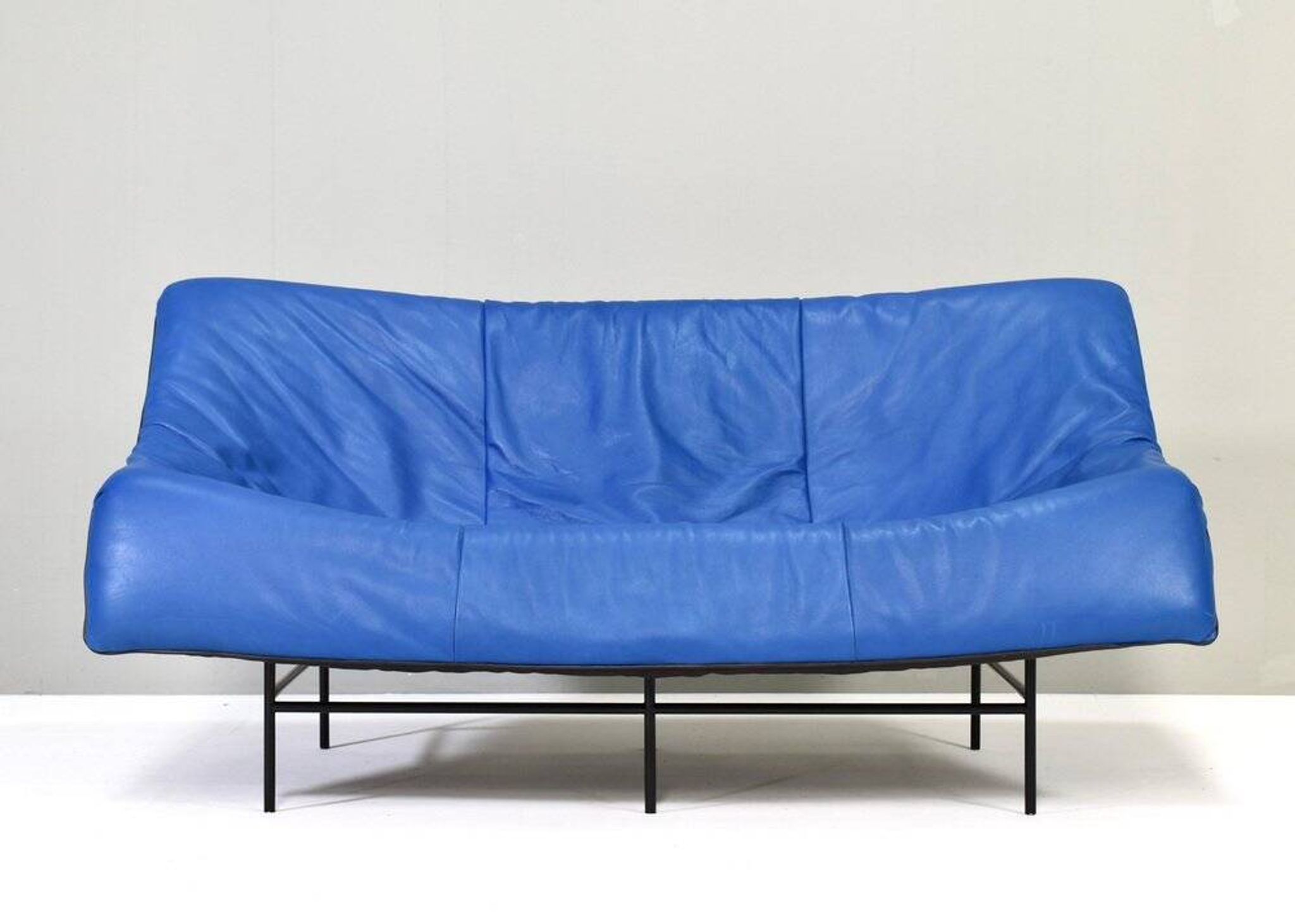Butterfly sofa in leather by Gerard Van Den Berg for Montis, Netherlands, 1980s