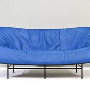 Butterfly sofa in leather by Gerard Van Den Berg for Montis, Netherlands, 1980s