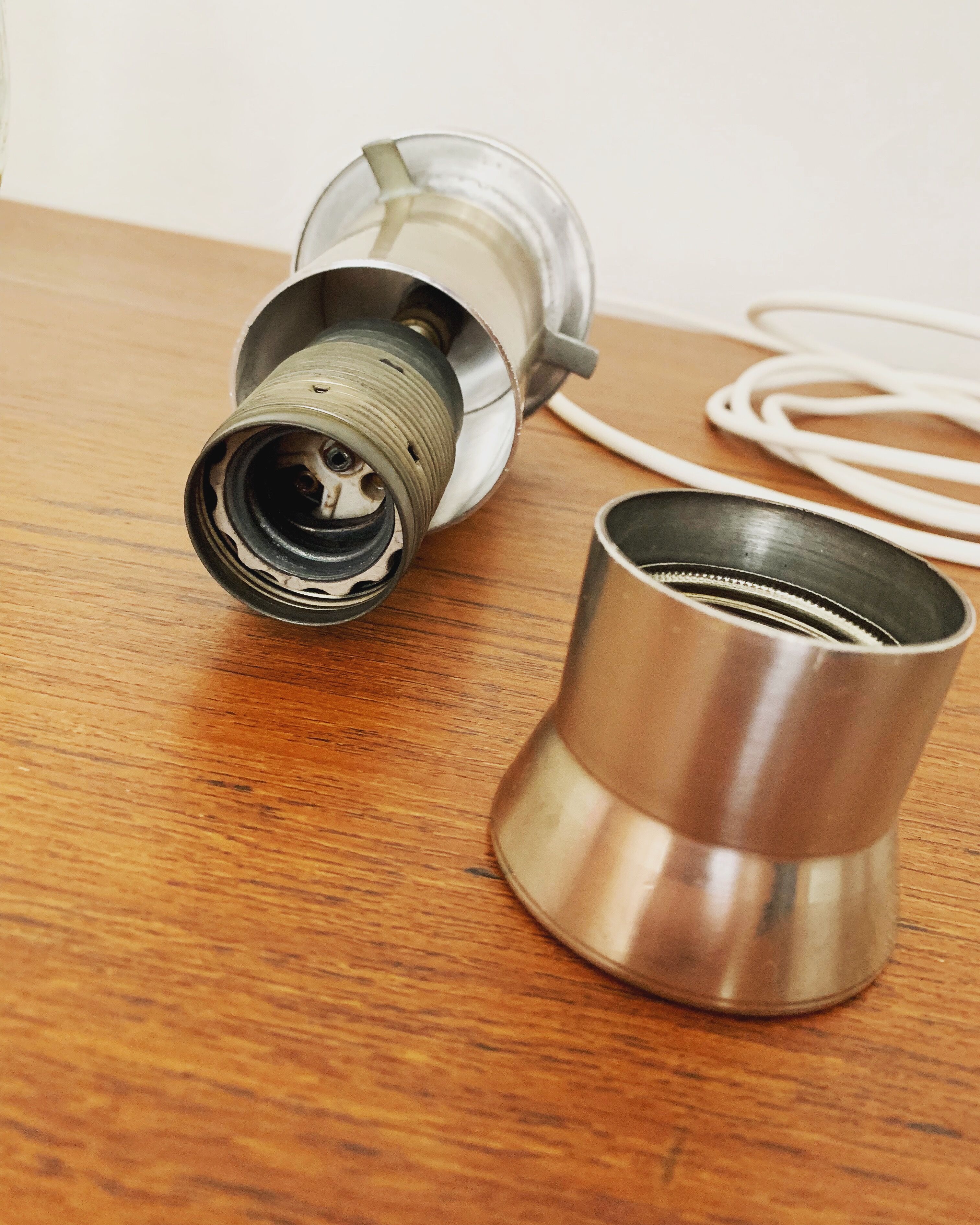 Bubble glass pendant lamp by Doria