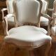 Set of 6 convertible armchairs