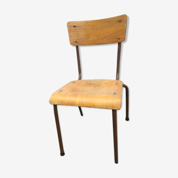 Old vintage school chairs Mullca 511