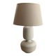 Digoin "perlé" lamp in antique earthenware