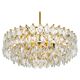Lustre Bakalowits in brass and crystal glass, Austria, 1960s