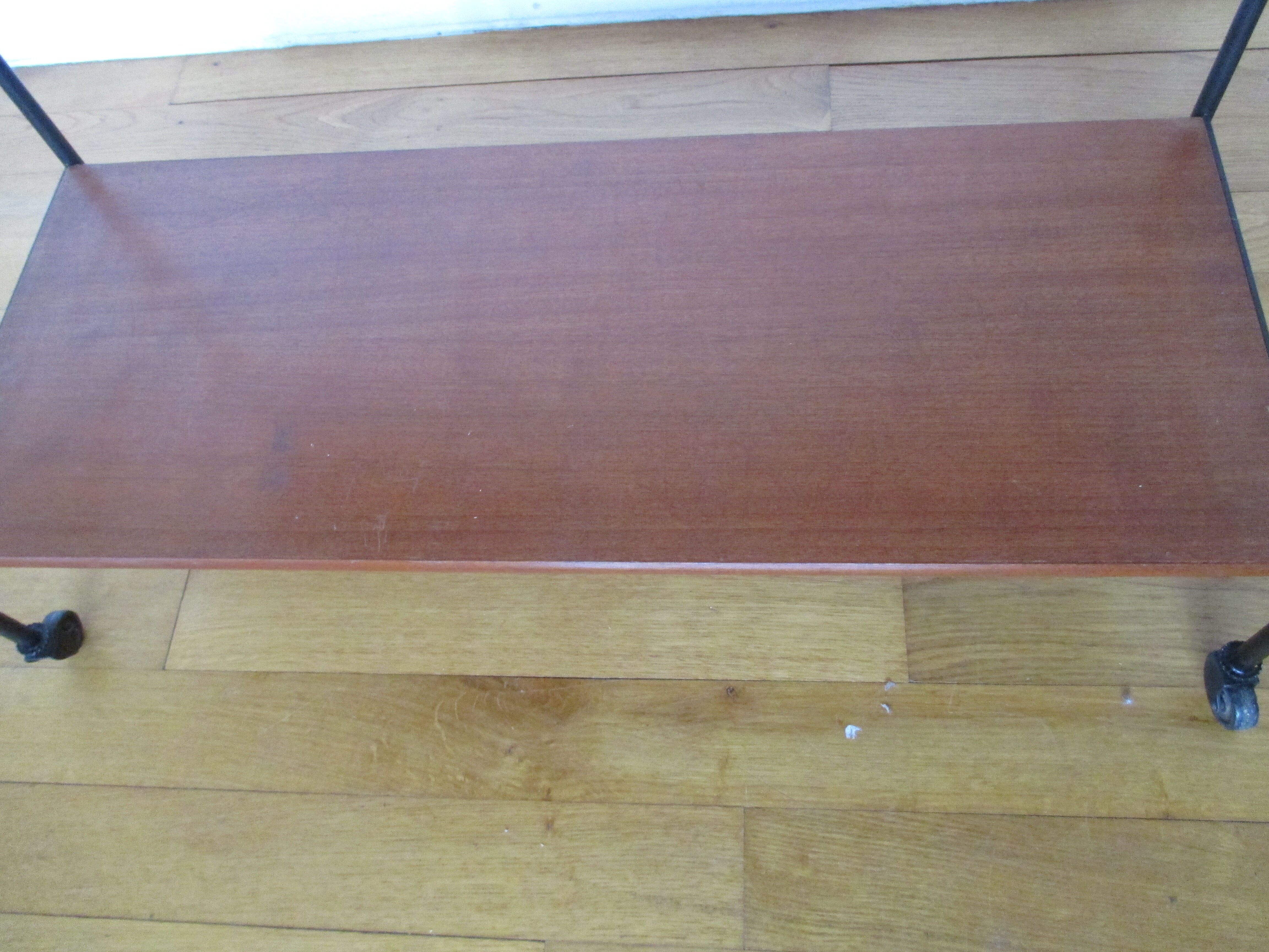 Vintage shelf on wheels 60s