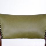 Fauteuils en cuir années 1940