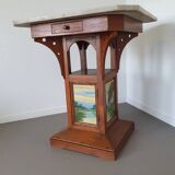 Indonesia table with marble top