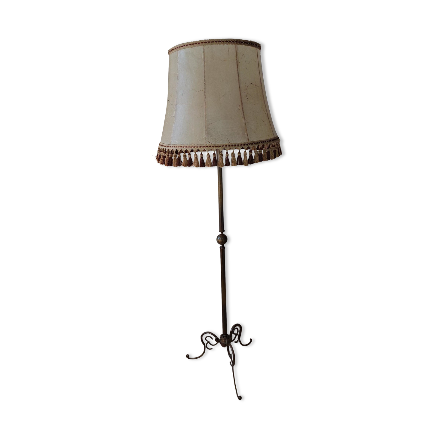 Floor lamp with its lampshade