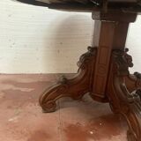 Table a pied central Napoléon III Acajou massif XIX siècle