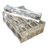1970s 9 transparent Plexiglass knife holders