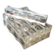 Années 1970  9 porte-couteaux  Plexiglass transparent