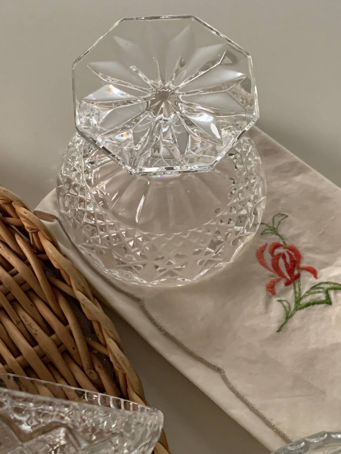 Crystal dessert cups