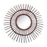 Bamboo mirror 54 cm