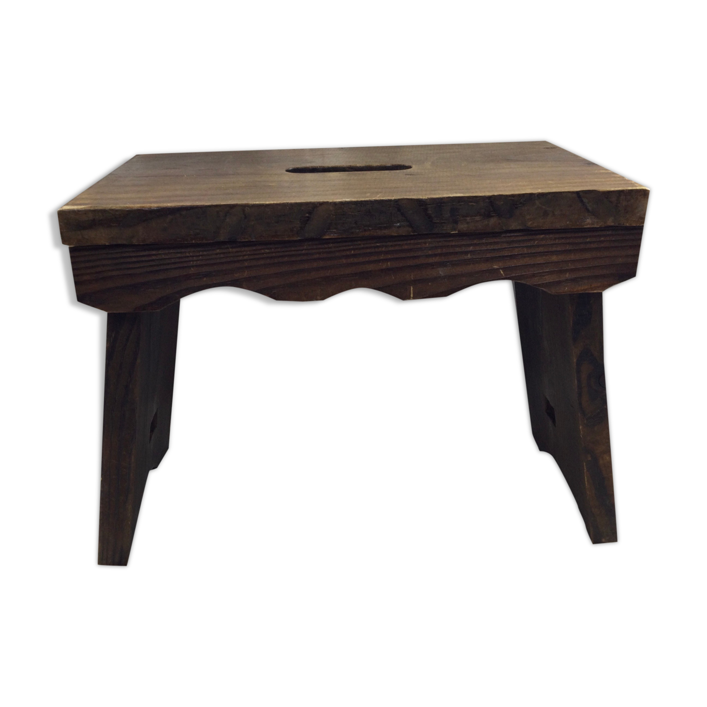 Wooden foldable stool