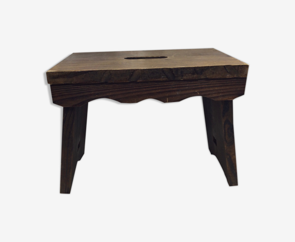 Tabouret pliable en bois