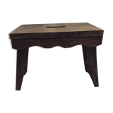 Wooden foldable stool