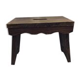 Wooden foldable stool