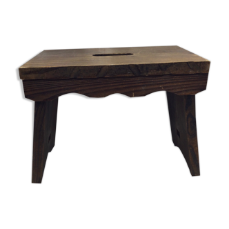 Wooden foldable stool
