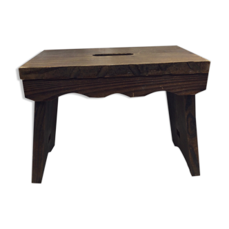 Tabouret pliable en bois