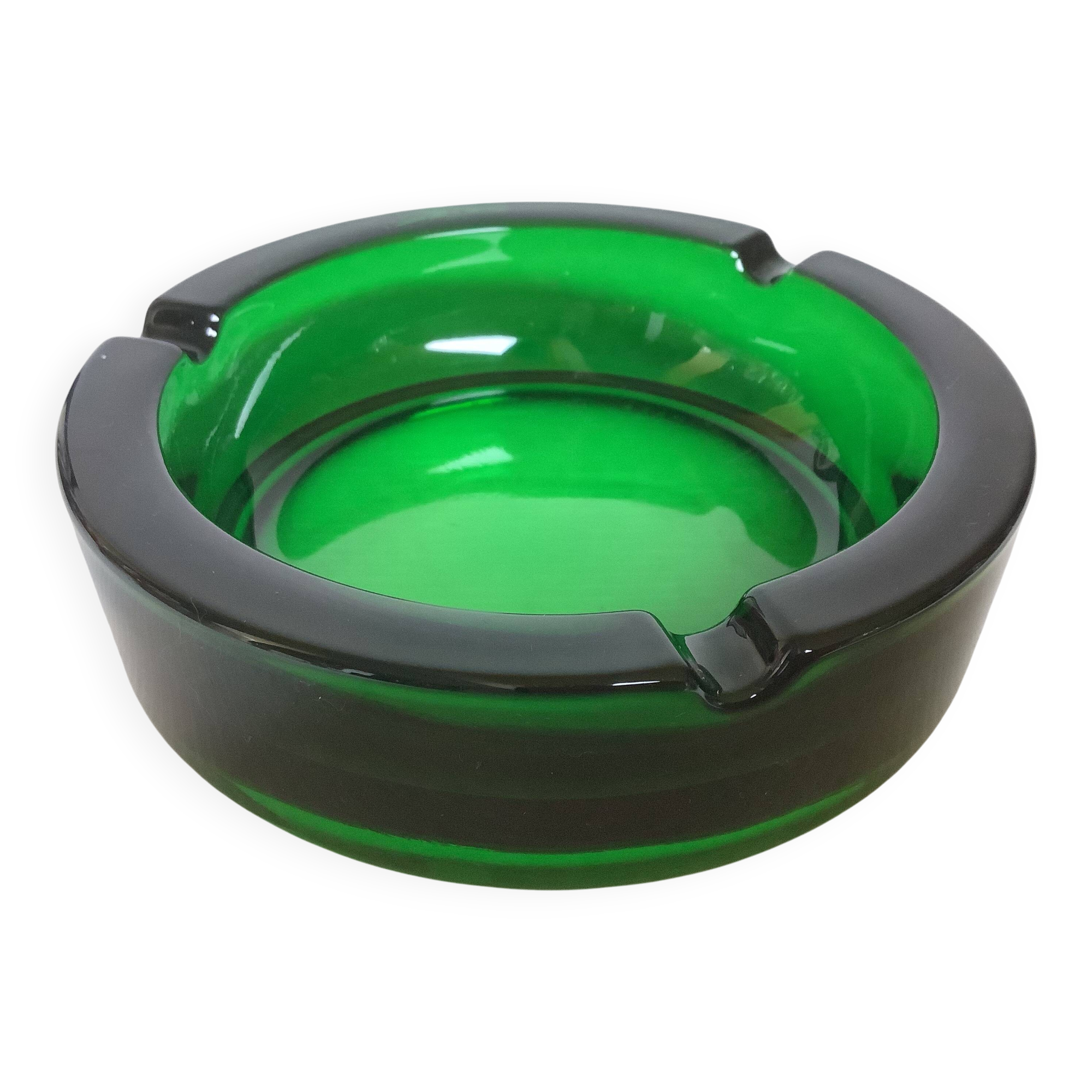 Cendrier vide poche vert design Italy