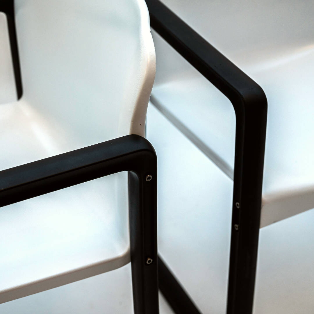 Set of 4 Ypsilon chairs by Just Meijer for Kembo, Holland, 1970s