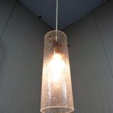 Suspension en verre Kaiser Leuchten, années 1960