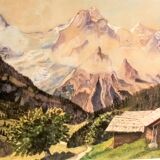 Painting "Pyrenees" 1960s