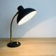Vintage lamp from the 1950s in brass and black.