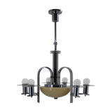 Art deco 7 flamming chandelier, 1930