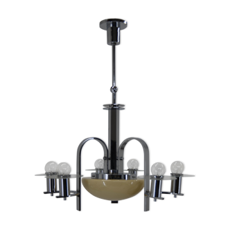 Art deco 7 flamming chandelier, 1930