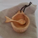 Kuksa cup and teaspoon