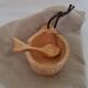 Kuksa cup and teaspoon