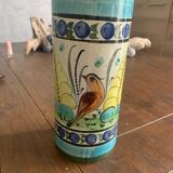 Tonala Mexico Bird Decor Vase