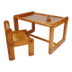Bureau en pin enfant et sa chaise