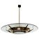 Pendant Light in Glass and Brass from Stilnovo, Italy, 1950s