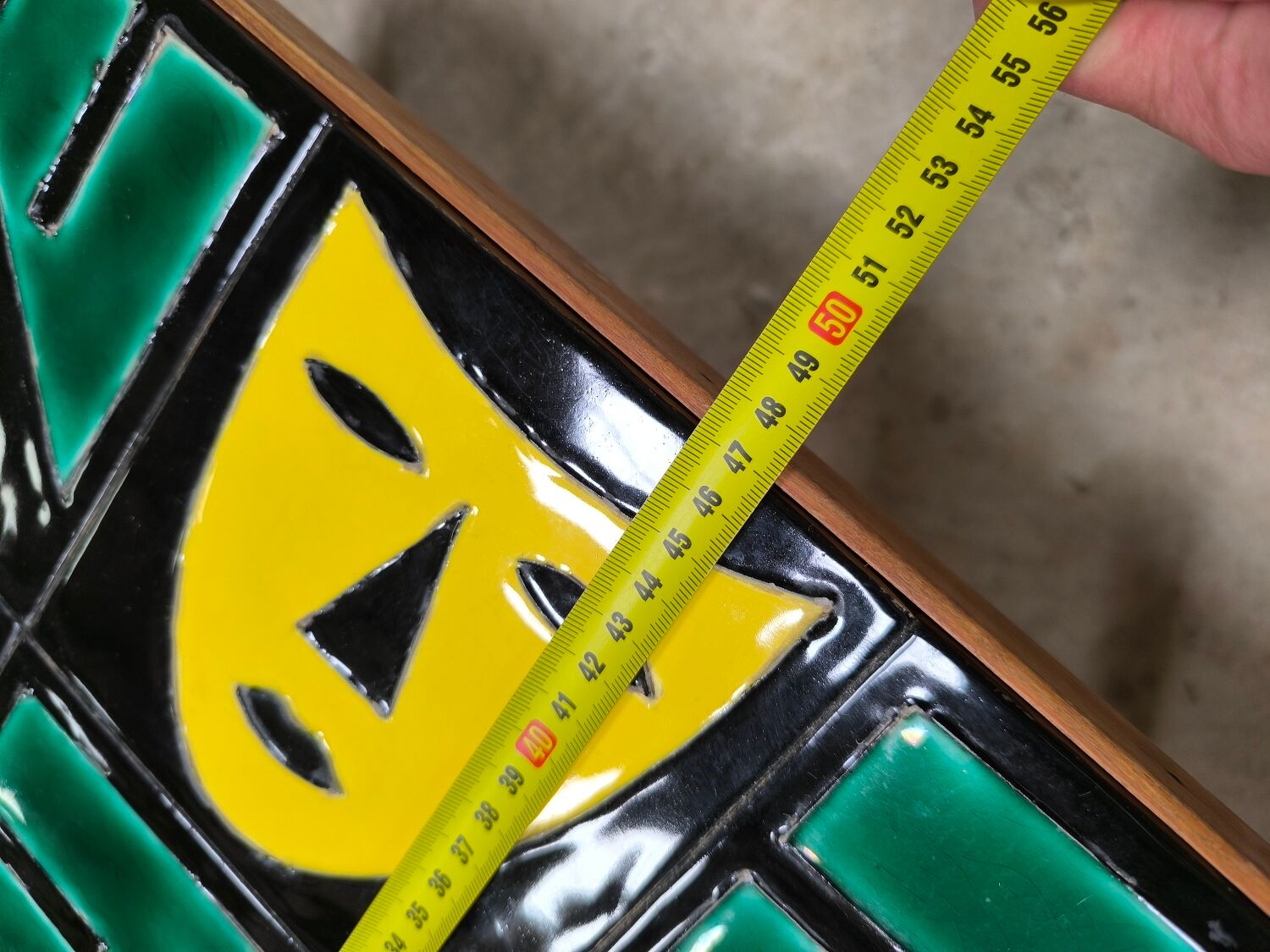 Vintage ceramic coffee table