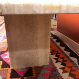 Travertine coffee table Italy 1970