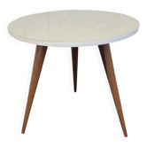 Table ronde tripode en formica