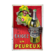 Affiche originale "Exiger un Peureux" Apéritif, Bistrot 160x240cm 1925